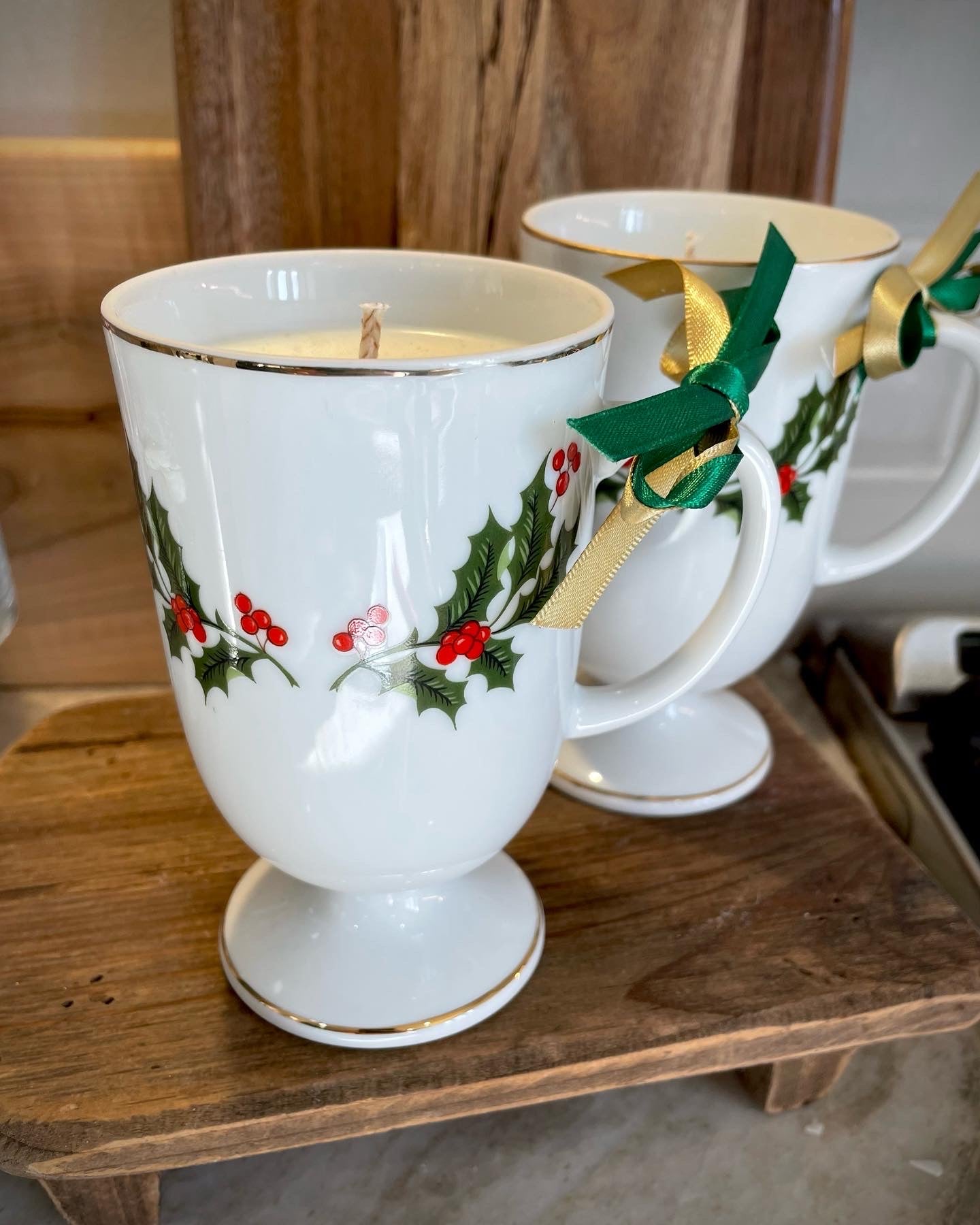 Vintage White Irish Coffee Mug w/ Hollys, made in Japan – N&R Vintage  Candles